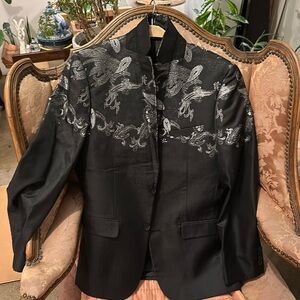 Trendy Unisex Blazer Jacket Boy Style Tailored New Lined Dressy Upscale street